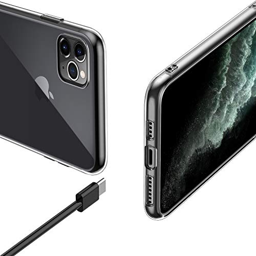 Case with iPhone 11 Pro Max Case and Tempered Glass 9H Protective Film