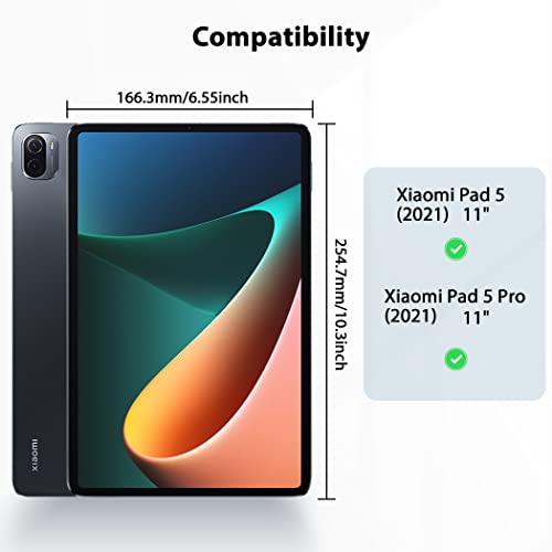 Case Compatible with Xiaomi Pad 5/ Xiaomi Pad 5 Pro - Protective Case with Pen Holder