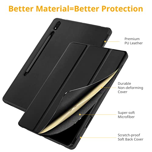 Case Compatible with Samsung Galaxy Tab S8+ Plus 2022/Galaxy Tab S7+ Plus 12.4
