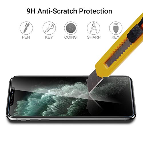 Case with iPhone 11 Pro Max Case and Tempered Glass 9H Protective Film
