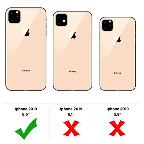 Case with iPhone 11 Pro Max Case and Tempered Glass 9H Protective Film