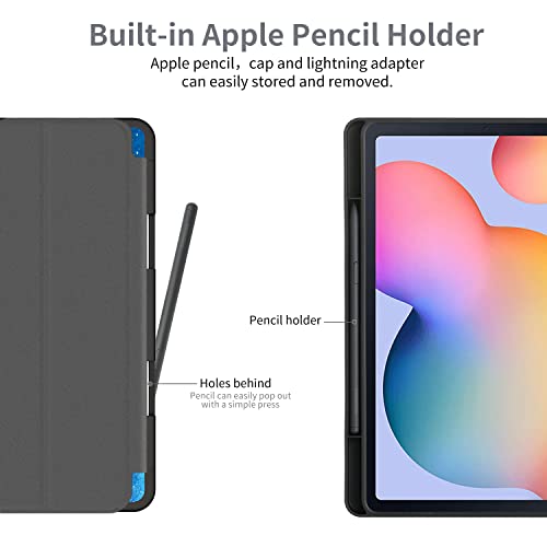 EasyAcc Case Compatible with Samsung Galaxy Tab S6 Lite 2022/2020 10.4 Inch with Screen Protector