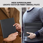 EasyAcc German QWERTZ Keyboard Case Compatible with iPad 10 Generation 10.9 Inch 2022 A2757/A2777