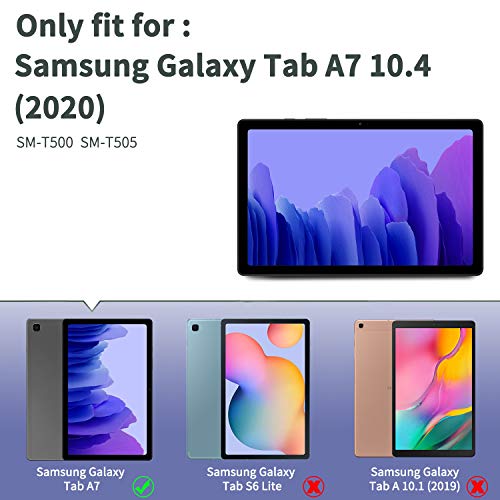 Keyboard Case Compatible with Samsung Galaxy Tab A7 10.4 2020 SM-T500/SM-T505