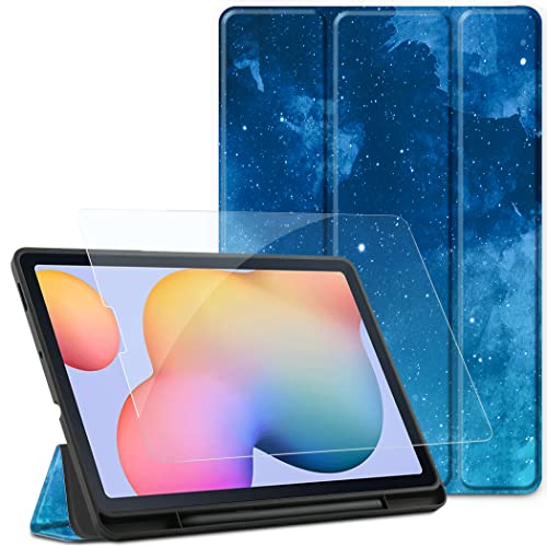 EasyAcc Case Compatible with Samsung Galaxy Tab S6 Lite 2022/2020 10.4 Inch with Screen Protector